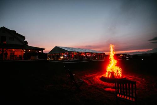 Christina Florada Bonfire Tent exterior